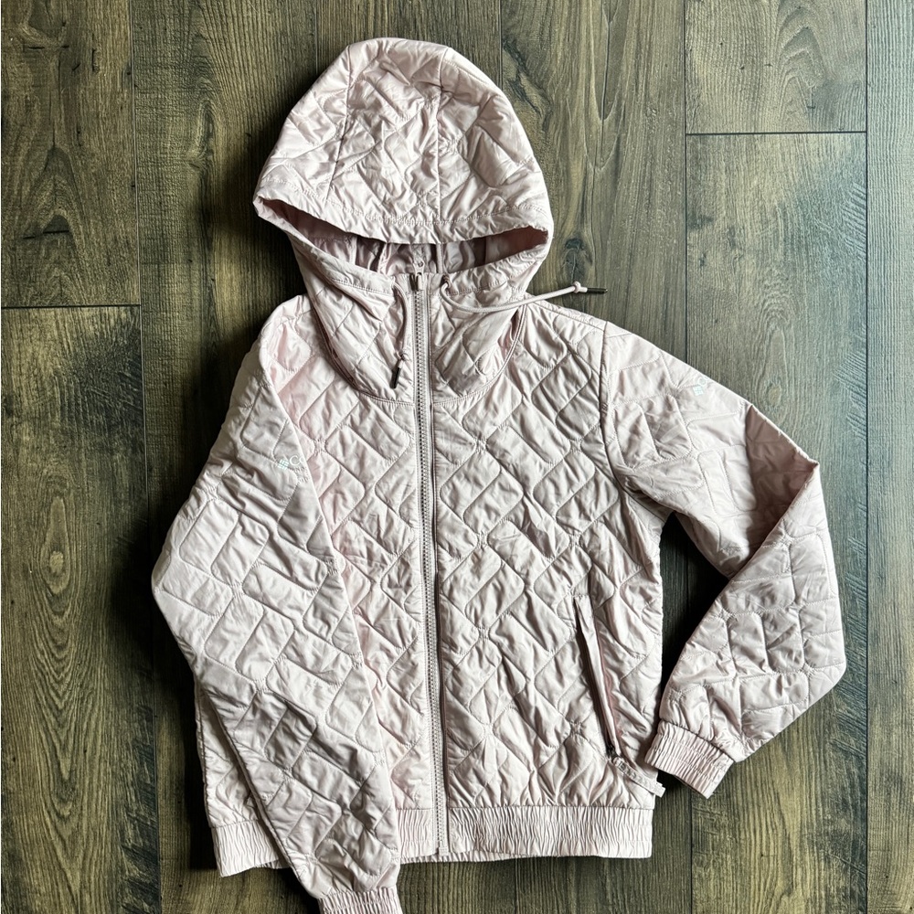 Columbia Light Pink Quilted Jacket